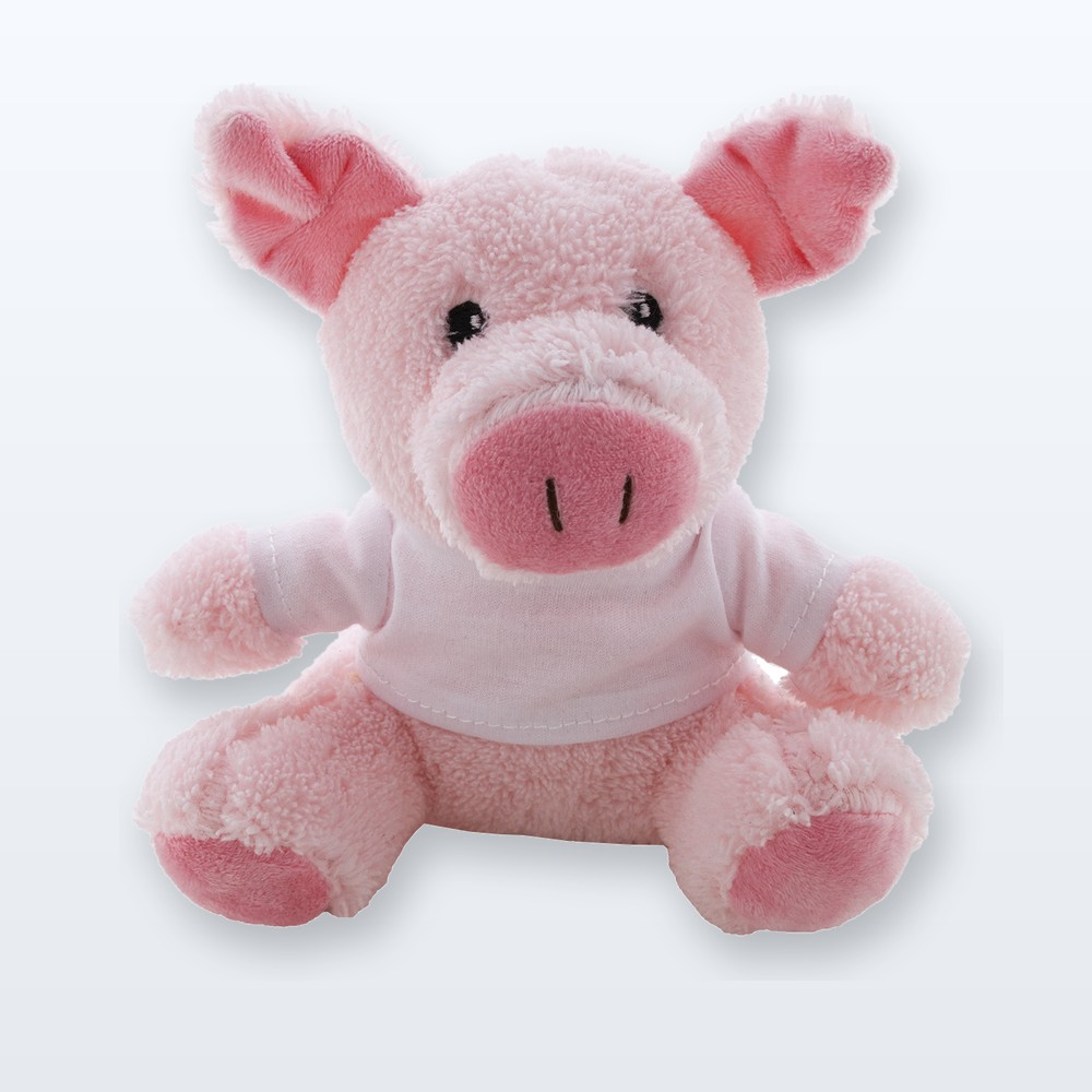 Peluche in RPET, maialino