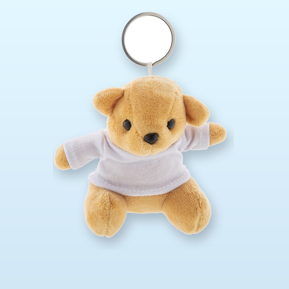 Portachiavi con orsetto in peluche