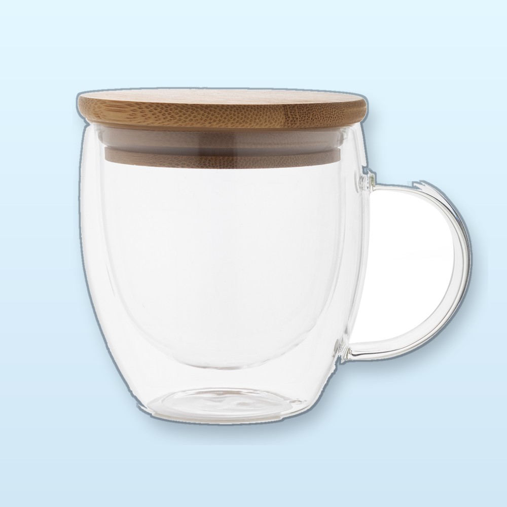 Tazza termica in vetro borosilicato