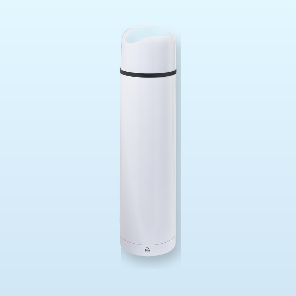 Thermos in acciaio riciclato