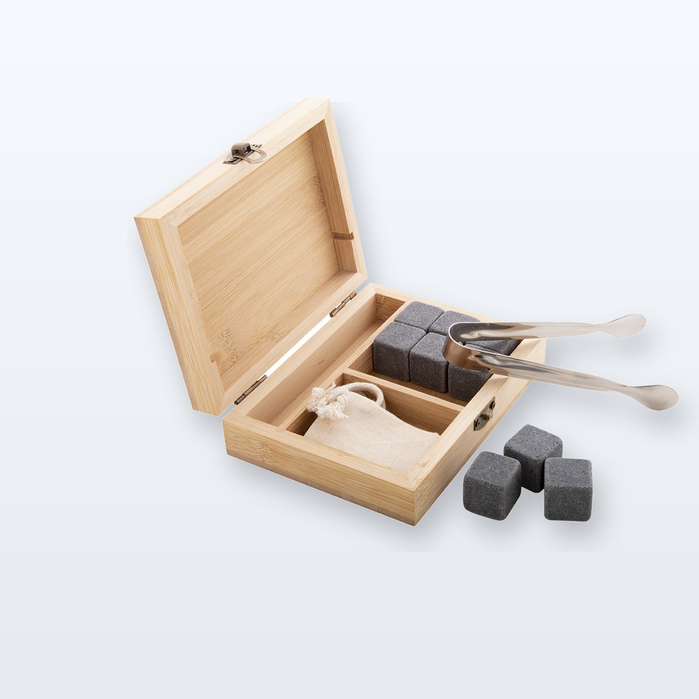 Set di cubetti ghiaccio in pietra