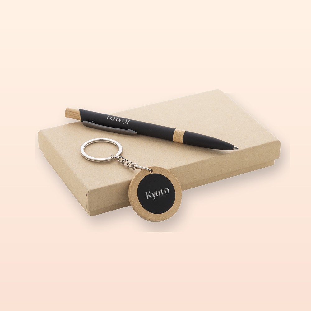 Set penna con portachiavi