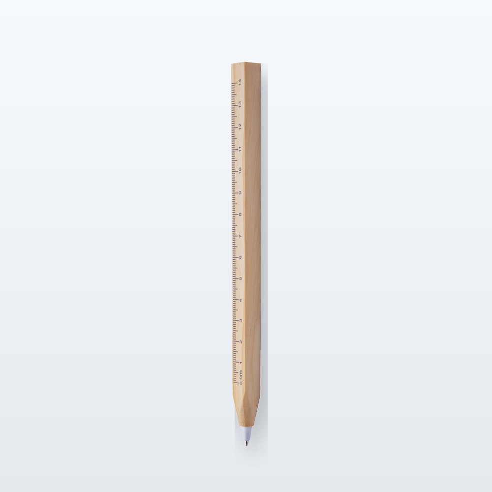 Penna a sfera righello
