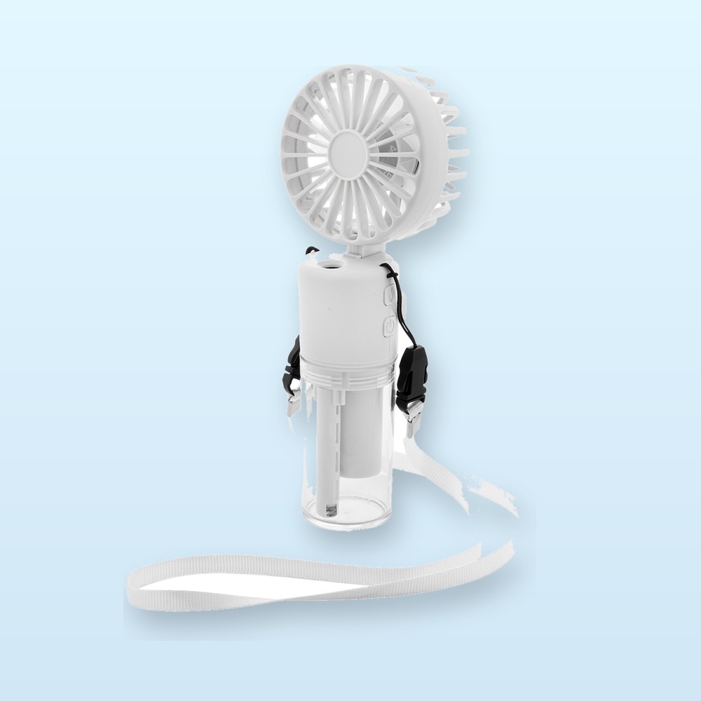 Ventilatore ricaricabile con nebulizzatore