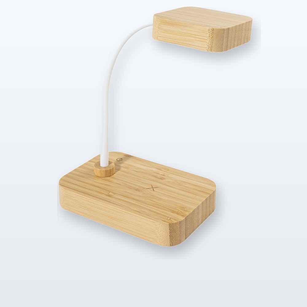 Lampada da tavolo con caricatore wireless
