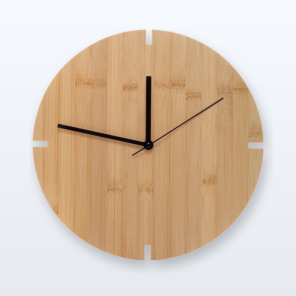 Orologio da parete in bambù