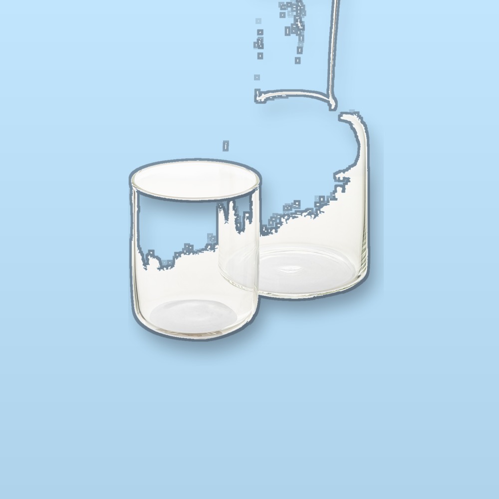 Set bicchiere e caraffa
