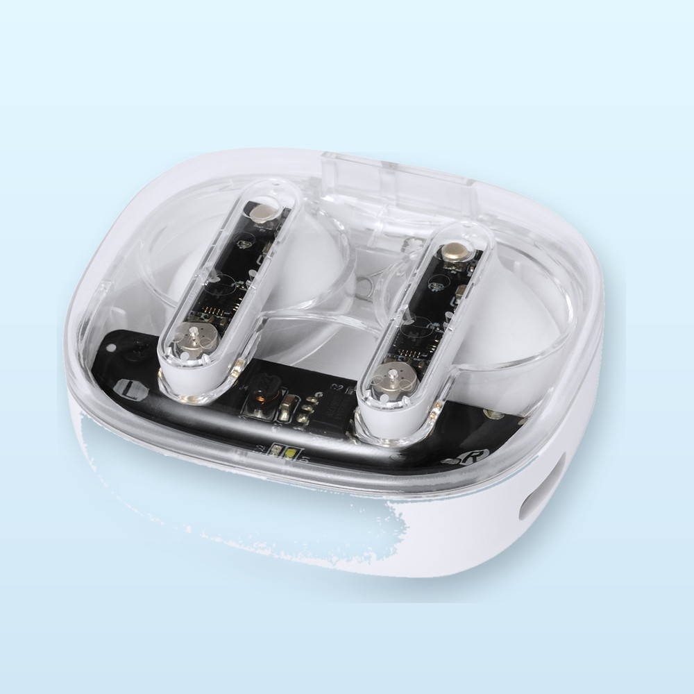 Auricolari wireless trasparenti