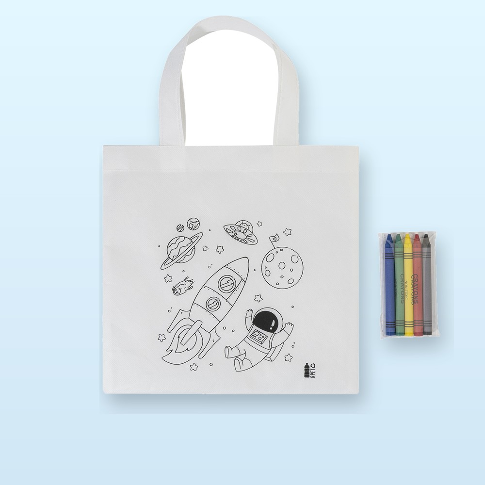 Borsa per la spesa da decorare in RPET