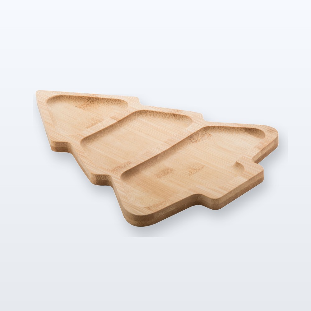 Piatto natalizio per snack
