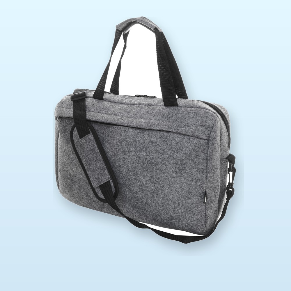 Borsa portadocumenti in feltro RPET